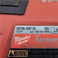 AS-IS Milwaukee FUEL 12V Cordless High Speed 3/8 in. Ratchet (Tool-Only)