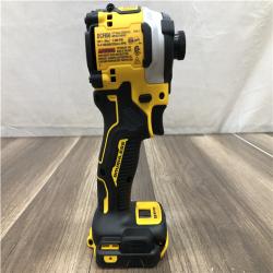 AS-IS DEWALT ATOMIC 20V MAX Lithium-Ion Cordless 1/4 in. Brushless Impact Driver Kit