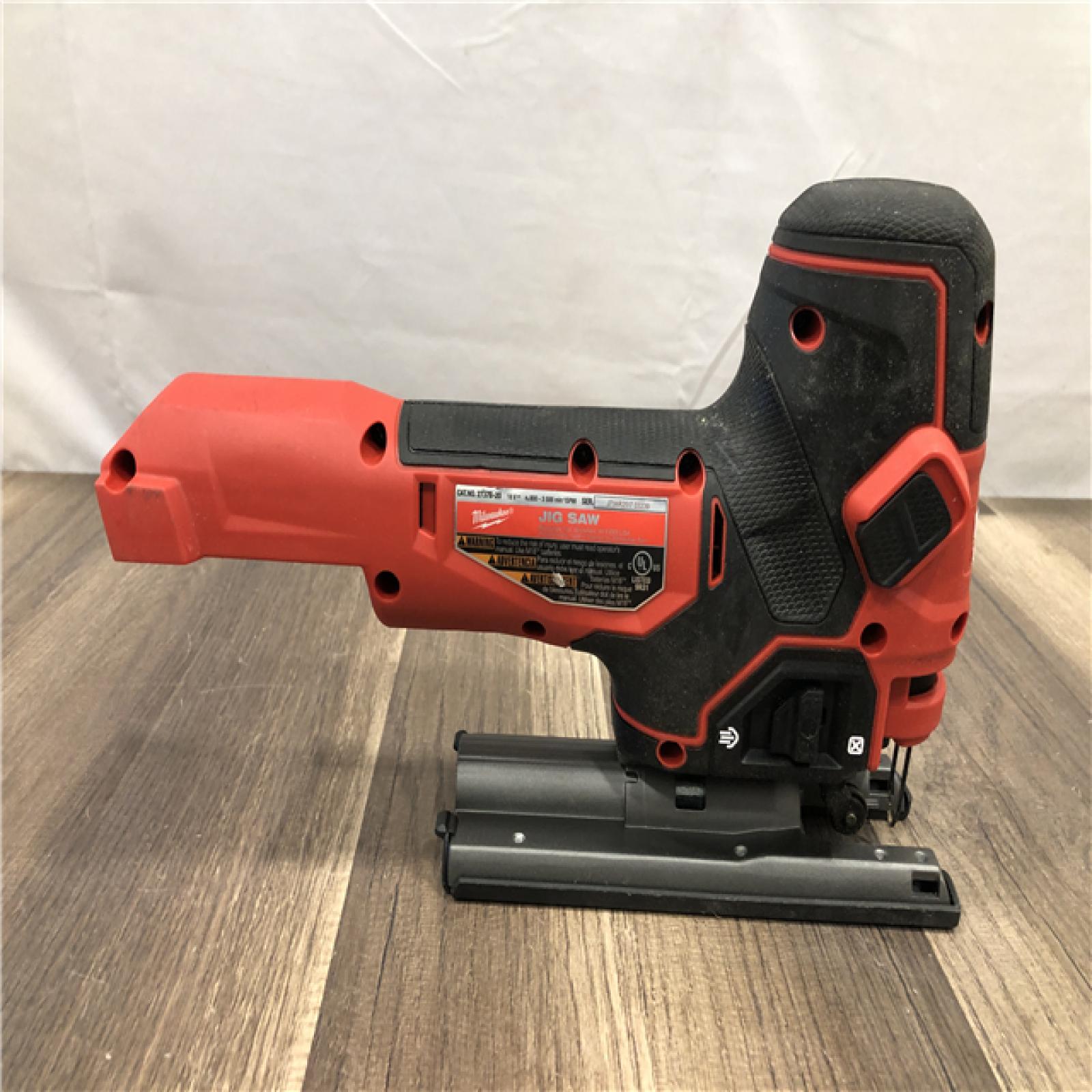 AS-IS Milwaukee  FUEL 18V Lithium-Ion Brushless Cordless Barrel Grip Jig Saw (Tool Only)