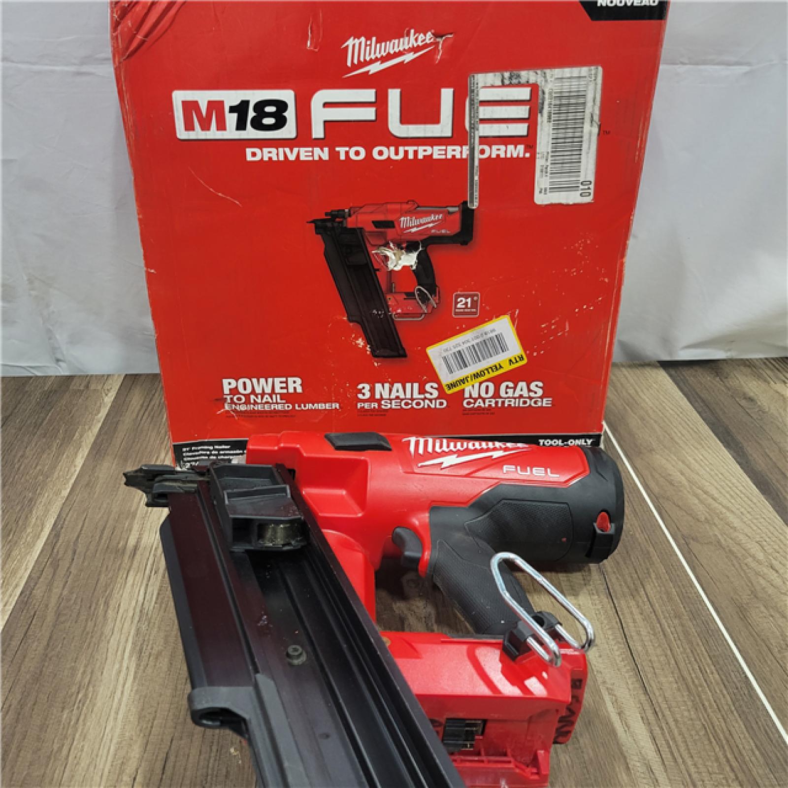 AS-IS Milwaukee 2744-20 M18 FUEL 21-Degree Cordless Framing Nailer (Tool Only)