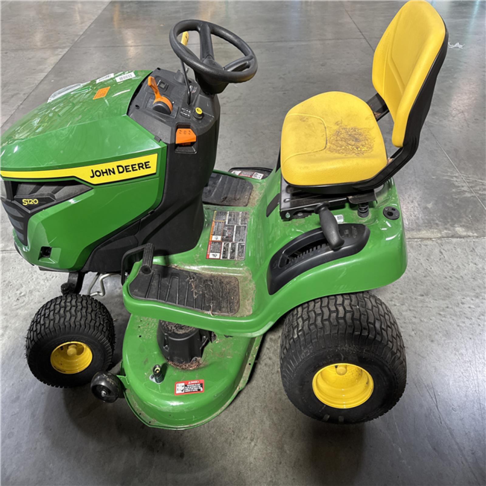 California AS-IS John Deere S120 Riding Mower