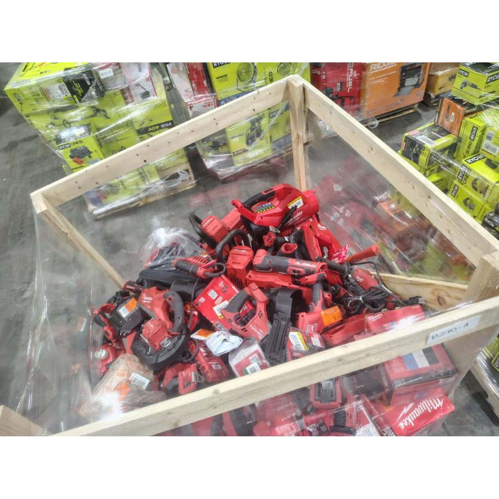 Pittston Location As-Is Power Tools Partial Truckload (13 Pallets) 8270-A