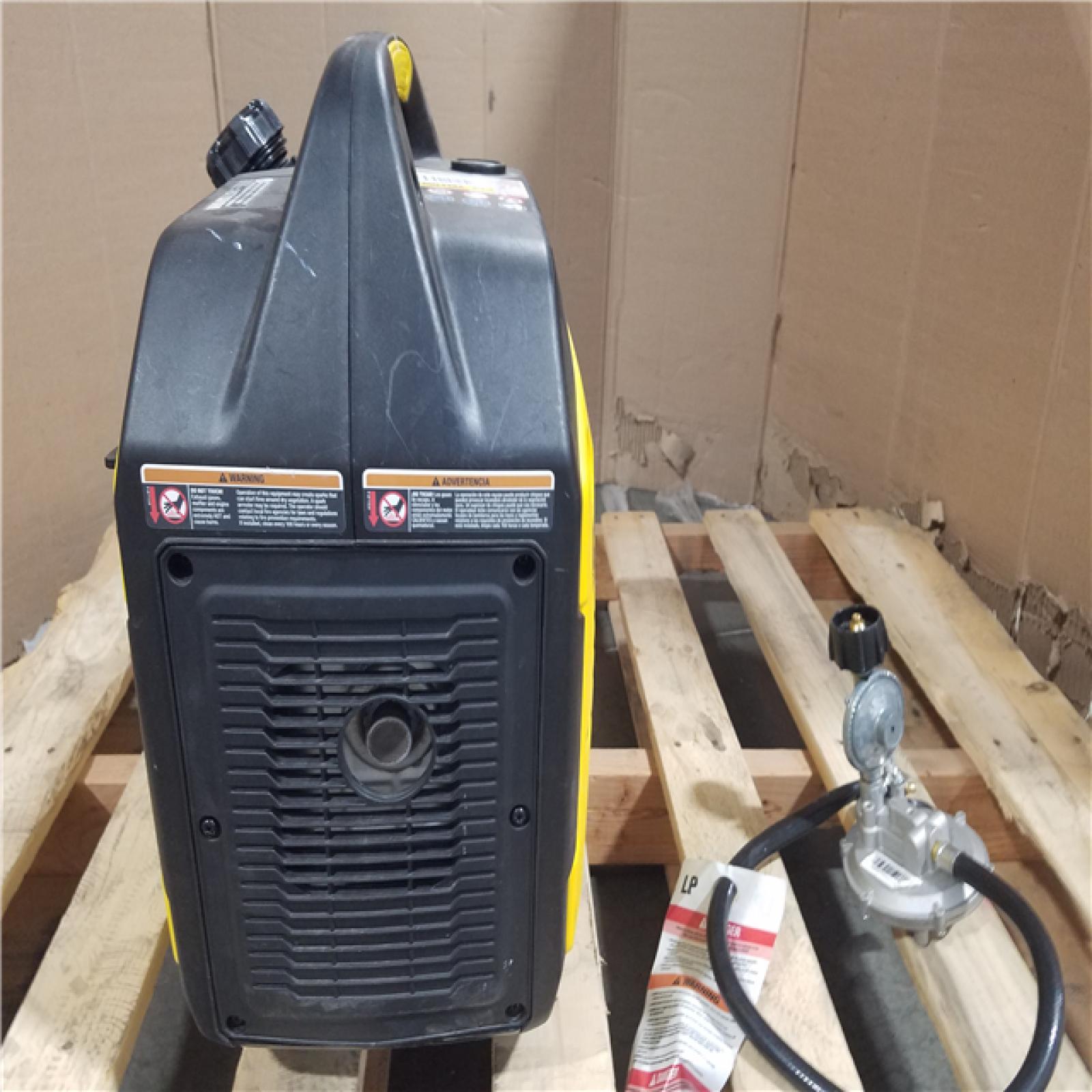 CALIFORNIA AS-IS CHAMPION DUAL FUEL PORTABLE GENERATOR