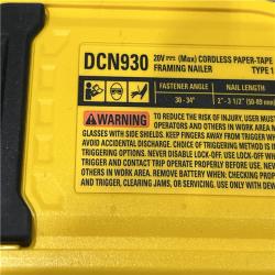 AS-IS DEWALT 20V 30 Degree Cordless Framing Nailer (Tool-Only)