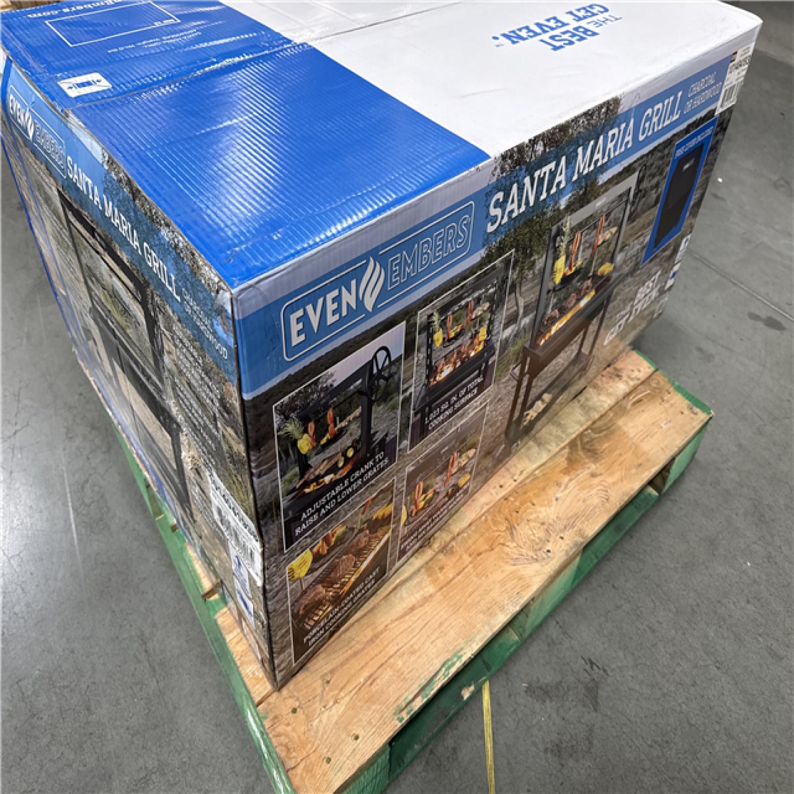 California AS-IS Santa Maria Grill Charcoal or Hardwood (Damaged Box)