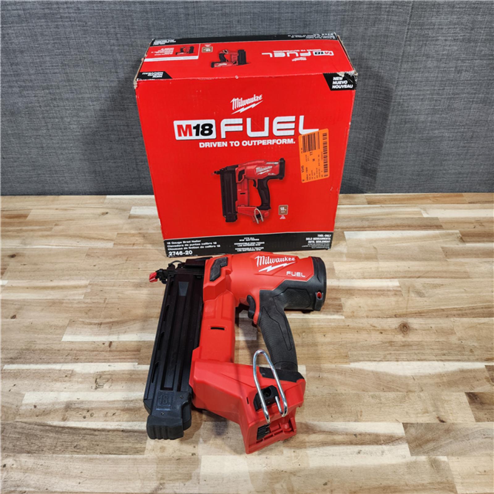 HOUSTON LOCATION - AS-IS (APPEARS LIKE NEW) Milwaukee  FUEL 18-Volt Lithium-Ion Brushless Cordless Gen II 18-Gauge Brad Nailer (Tool-Only)