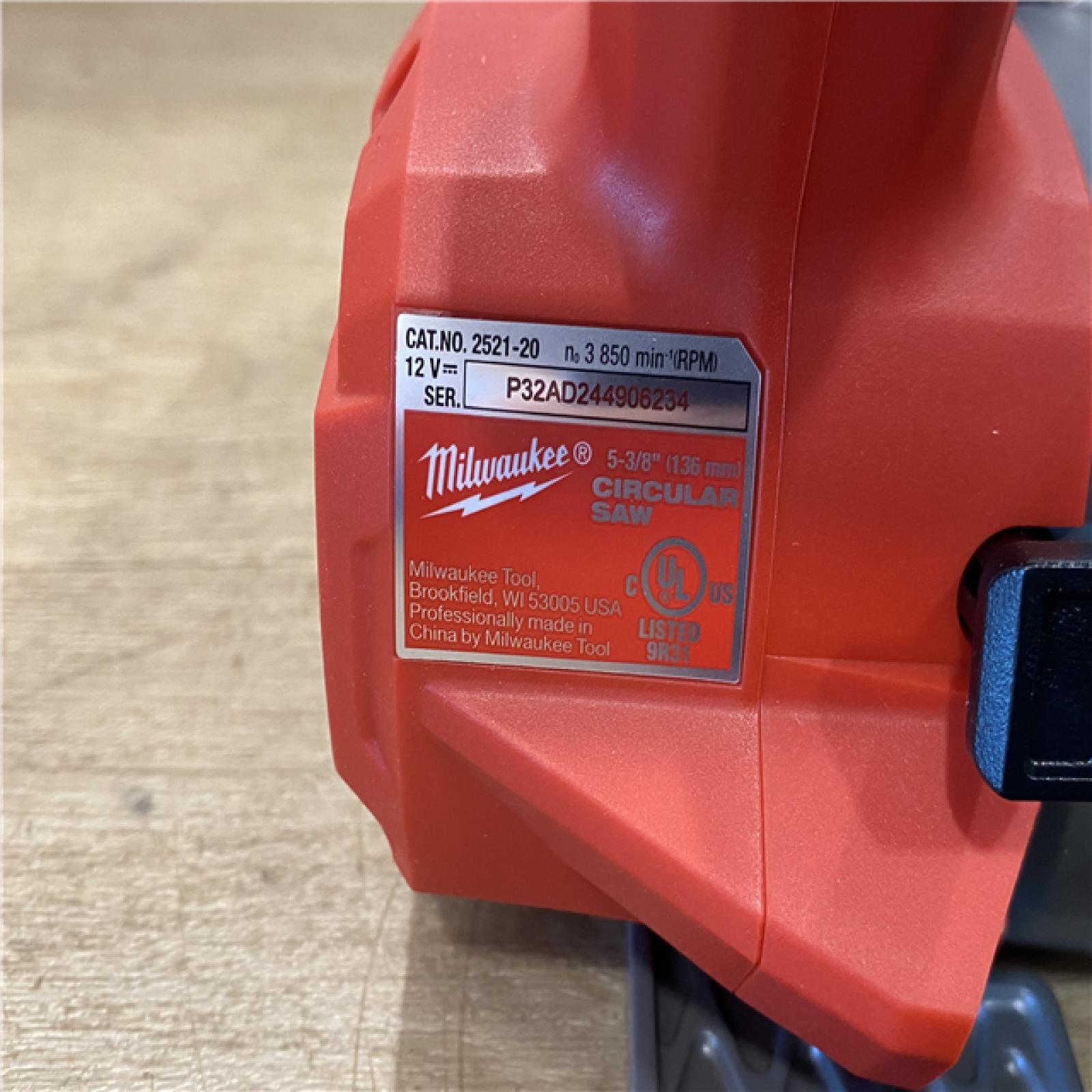 AS-IS M12 MILWAUKEE CIRCULAR SAW (Tool-Only)