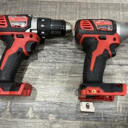 AS-IS Milwaukee 18V Lithium-Ion Cordless Drill Driver/Impact Driver Combo Kit