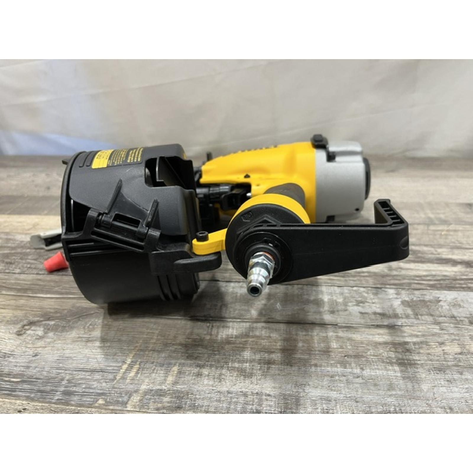 AS-IS DEWALT Pneumatic 15-Degree Coil Corded Siding Nailer