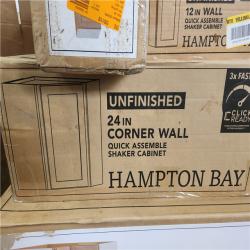 Phoenix 5 NEW Hampton Bay  Ready to Assemble Kitchen Cabinet in Unfinished with CLICKREADY Technology Pallet