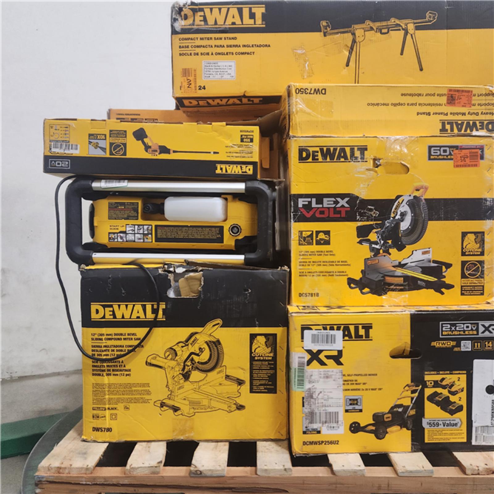 Dallas Location - As-Is DEWALT Tool Pallet