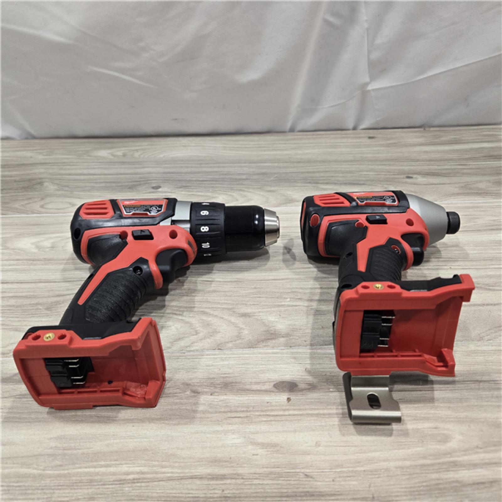AS-IS Milwaukee 18V Cordless 2-Tool Drill/Driver and Impact Driver Kit