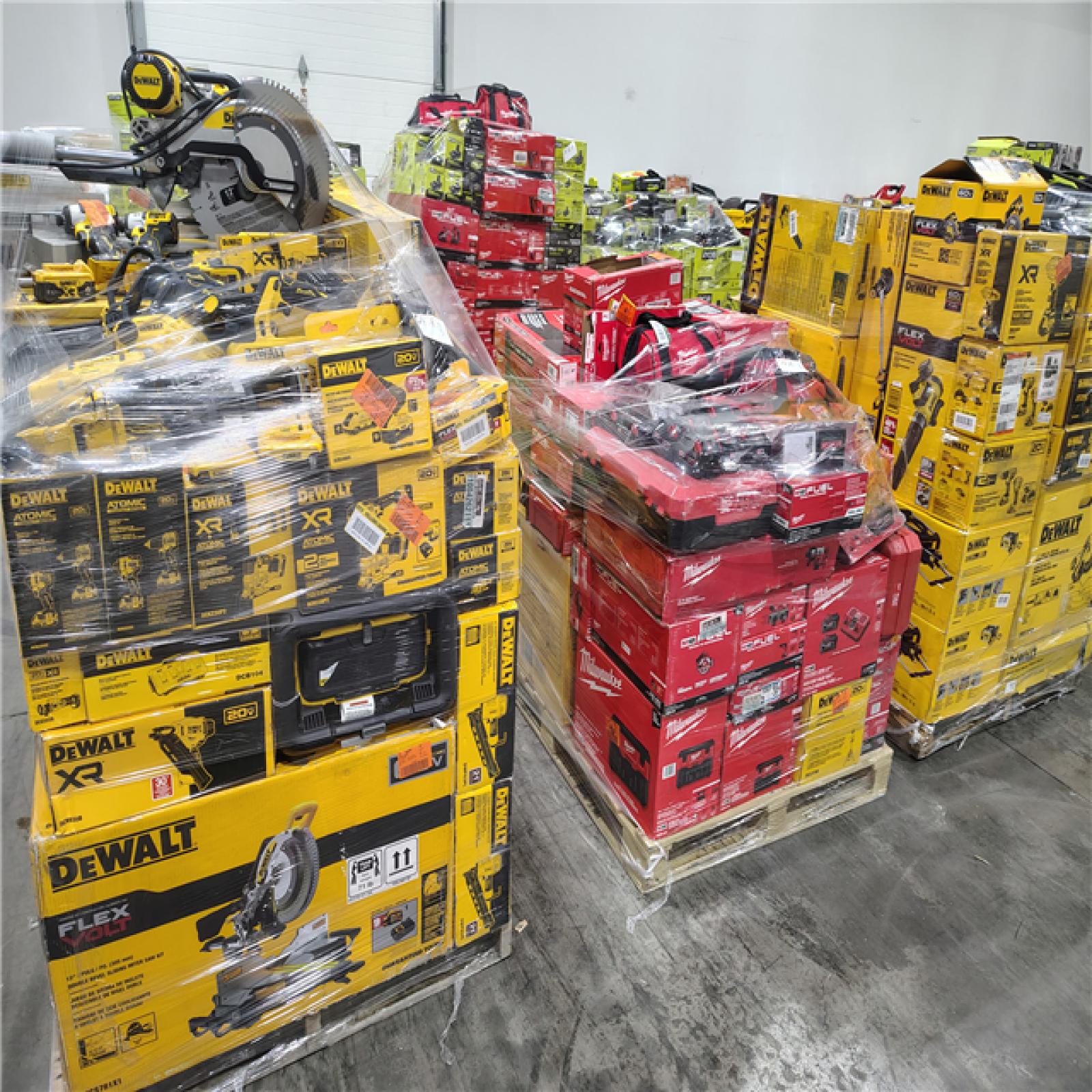 Pittston Location As-Is Power Tools Partial Truckload (13 Pallets) 0476-B