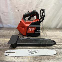 AS-IS Milwaukee FUEL 14 in. 18V Lithium-Ion Brushless Cordless Battery Top Handle Chainsaw (Tool Only)