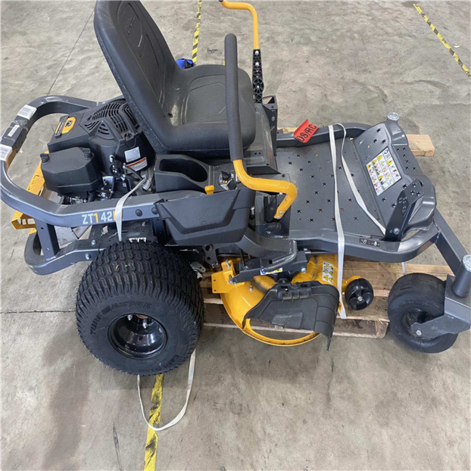 Houston Location - AS-IS Outdoor Power Equipment CUB CADET ZT1 42IP SIT DOWN MOWER