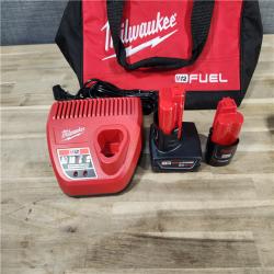 HOUSTON LOCATION - AS-IS (APPEARS LIKE NEW) Milwaukee 3497-22 12V Brushless Hammer Drill and Impact Driver Combo Kit