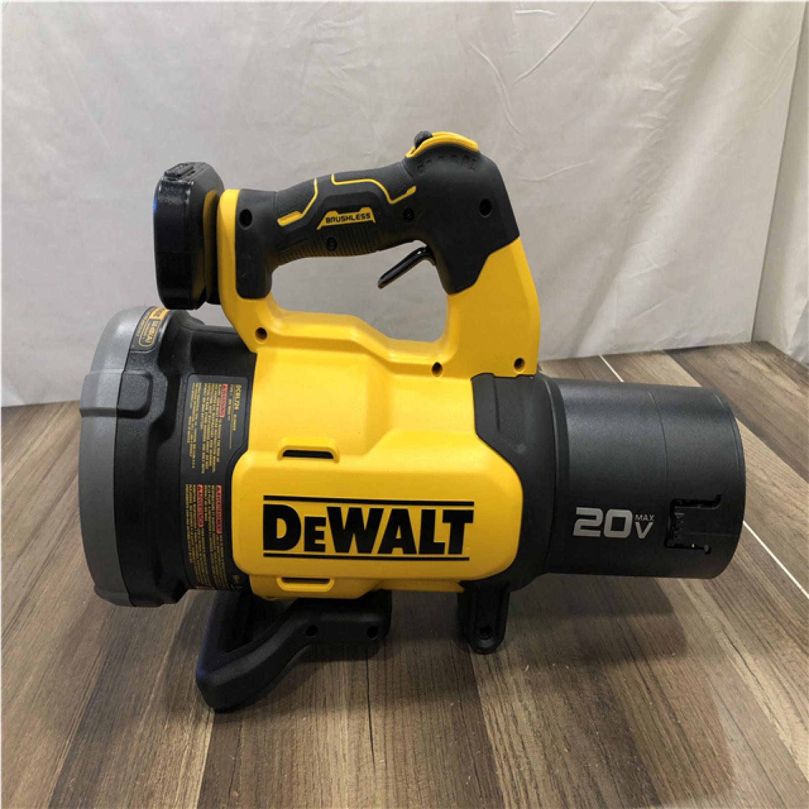 AS-IS DEWALT 20V MAX XR 550 CFM 133 MPH Cordless Battery Powered Blower (Tool-Only)