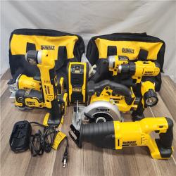 AS-IS- Dewalt 20V MAX 9-Tool Power-Tool Combo Kit W/ Soft Case Including 2 Batteries & Charger