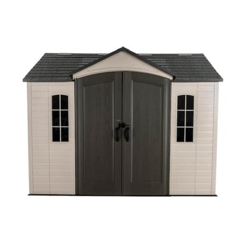 Phoenix NEW Lifetime 10 ft. W x 8 ft. D Outdoor Storage Shed with Double Doors (80 sq. ft.)