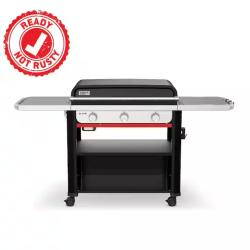 DALLAS LOCATION - Weber Slate Griddle 3-Burner Propane Gas 30 in. Flat Top Grill in Black
