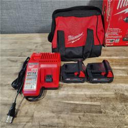 HOUSTON LOCATION - AS-IS Milwaukee 18V Cordless Brushed 2-Tool Drill/Driver and Impact Driver Kit