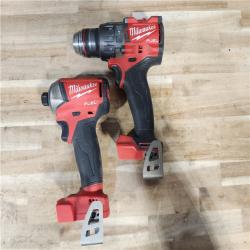 HOUSTON LOCATION - AS-IS MILWAUKEE 2 TOOL COMBO KIT W/ (2) BATTERY & CHARGER