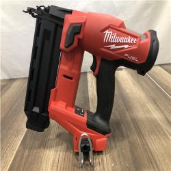 AS-IS  Milwaukee FUEL 18-Volt Lithium-Ion Brushless Cordless Gen II 18-Gauge Brad Nailer (Tool-Only)