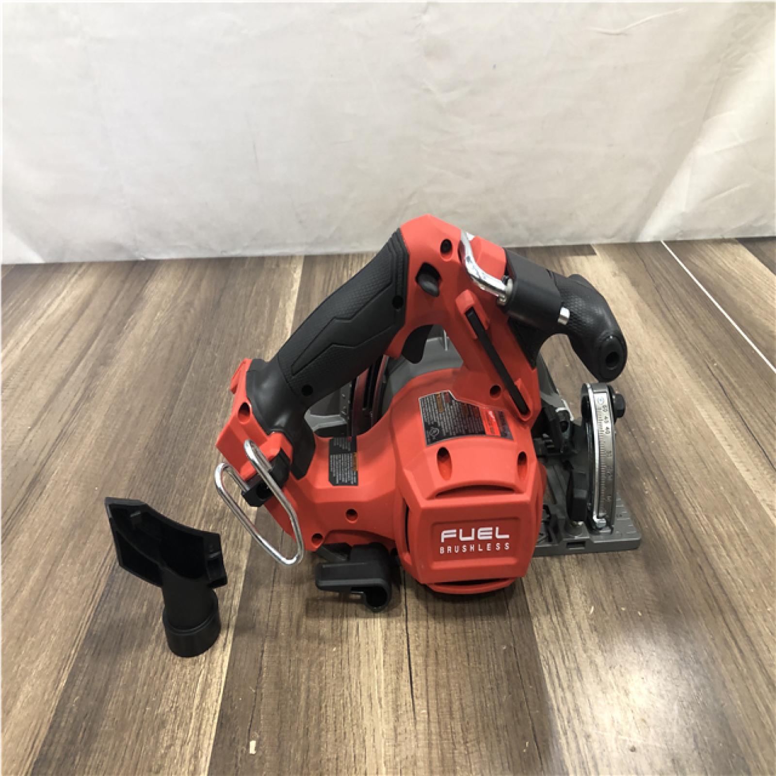 AS-IS Milwaukee FUEL 18V Lithium-Ion Brushless Cordless 6-1/2 in. Circular Saw (Tool-Only)