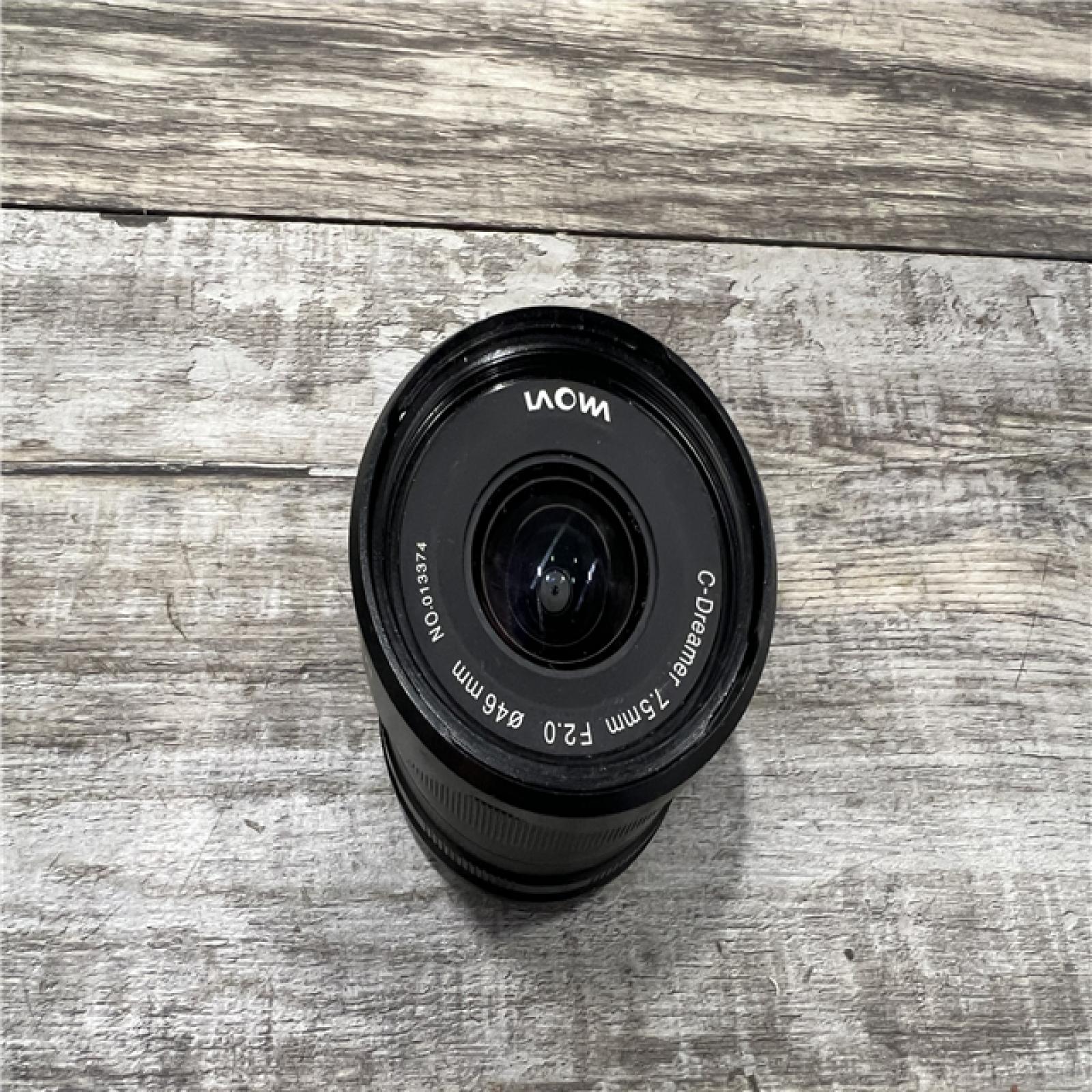 AS-IS Venus Laowa 7.5mm f/2 for Micro Four Thirds Panasonic Olympus Blackmagic Black