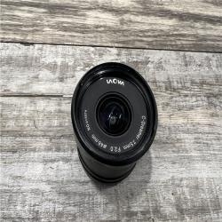 AS-IS Venus Laowa 7.5mm f/2 for Micro Four Thirds Panasonic Olympus Blackmagic Black