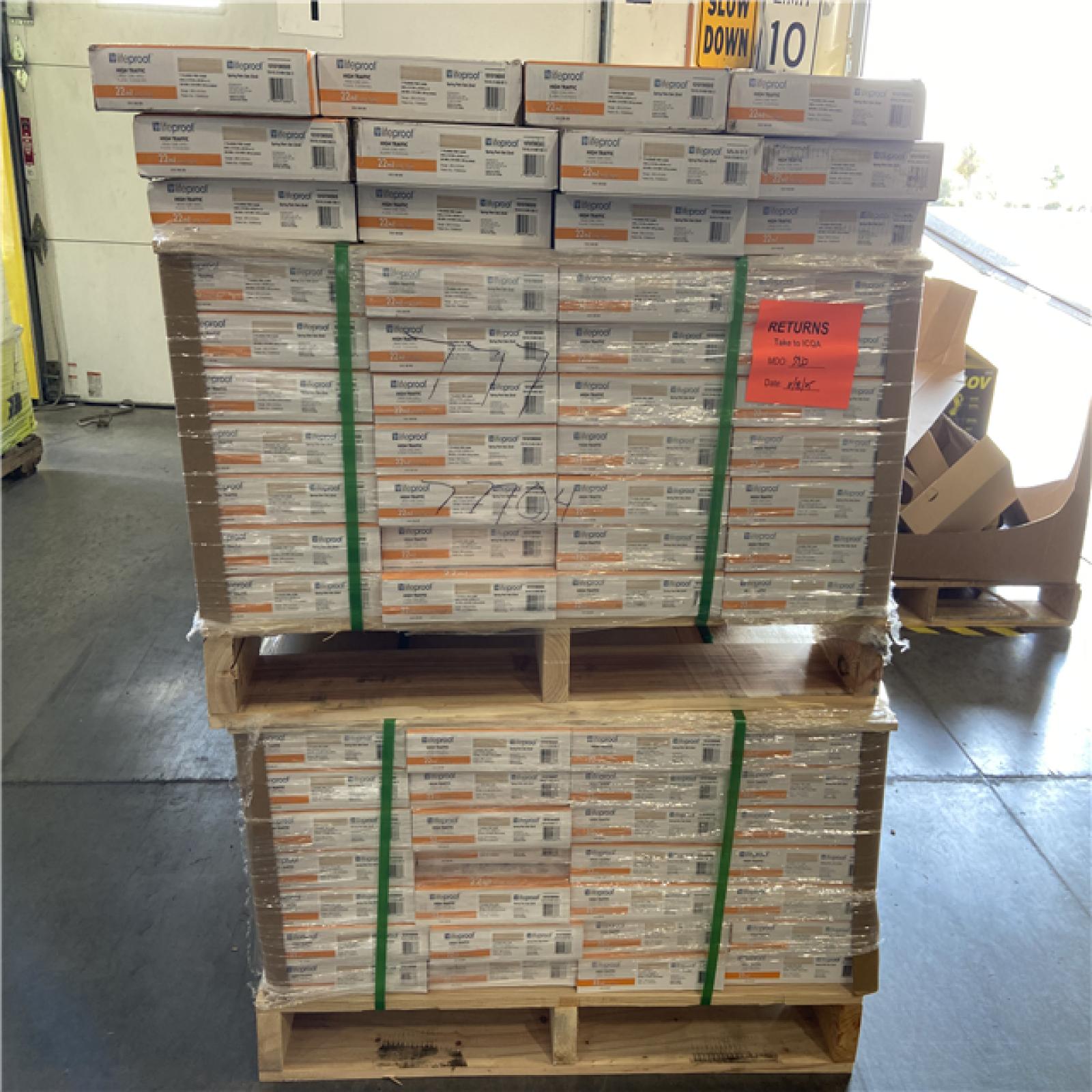 DALLAS LOCATION - Lifeproof Spring Park Oak 22 MIL x 8.7 in. W x 48 in. L Click Lock Waterproof Luxury Vinyl Plank Flooring (20.1 sq. ft./case) - 68 CASES