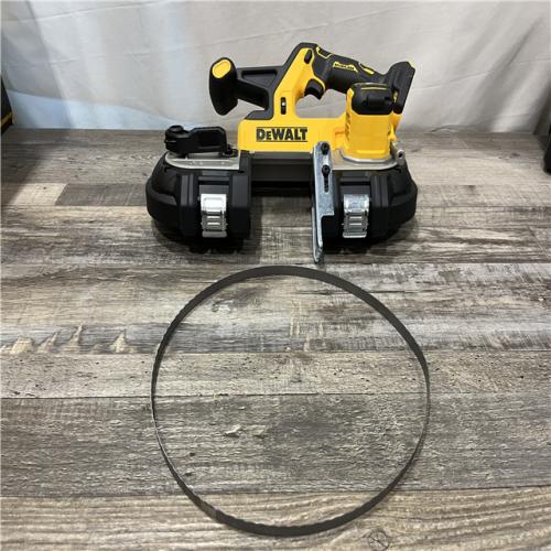 AS-IS DEWALT 20-Volt MAX 3-3/8 in. Cordless Brushless Bandsaw (Tool-Only)