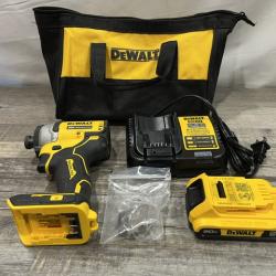 AS-IS DEWALT Atomic 20V Max Lithium-Ion Brushless Cordless Compact 1/4 in. Impact Driver Kit