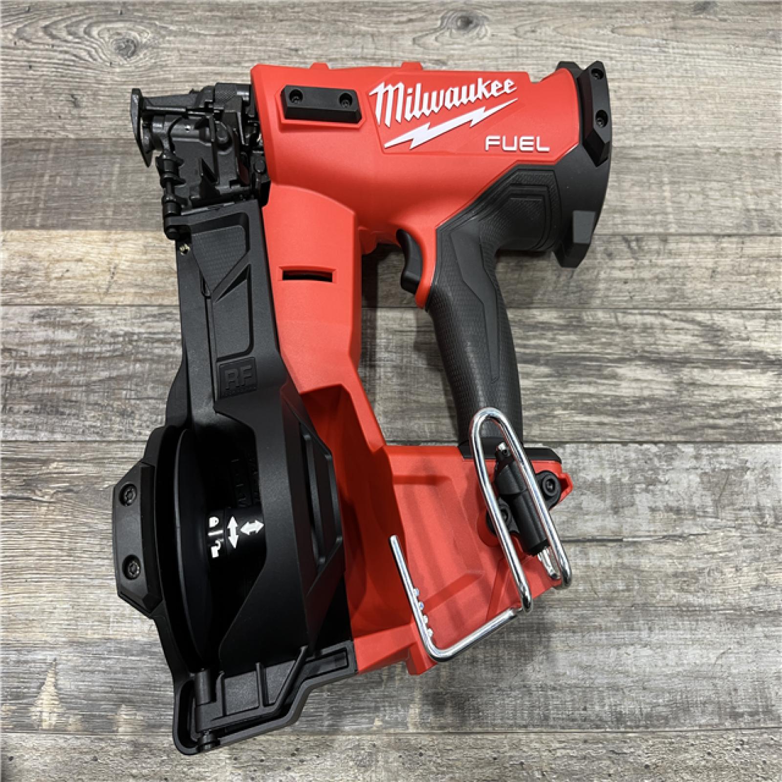 AS-IS Milwaukee FUEL 18-Volt Lithium-Ion Brushless Cordless Coil Roofing Nailer (Tool Only)