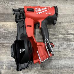 AS-IS Milwaukee FUEL 18-Volt Lithium-Ion Brushless Cordless Coil Roofing Nailer (Tool Only)