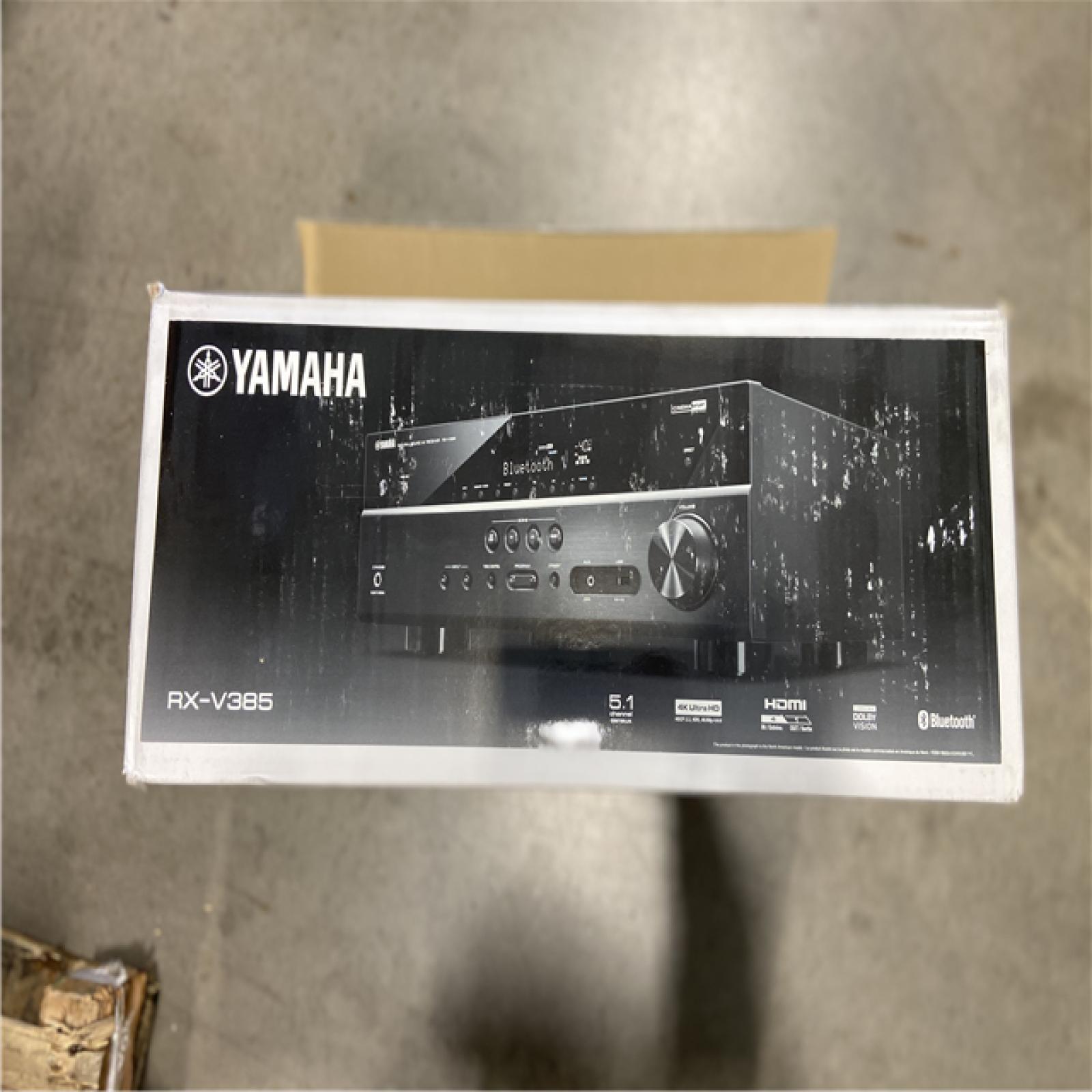 AS-IS  - Yamaha - 5.1-Ch. 4K Ultra HD A/V Home Theater Receiver - Black