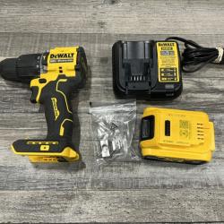 AS-IS DEWALT ATOMIC 20V Lithium-Ion Cordless 1/2 in. Hammer Drill Kit