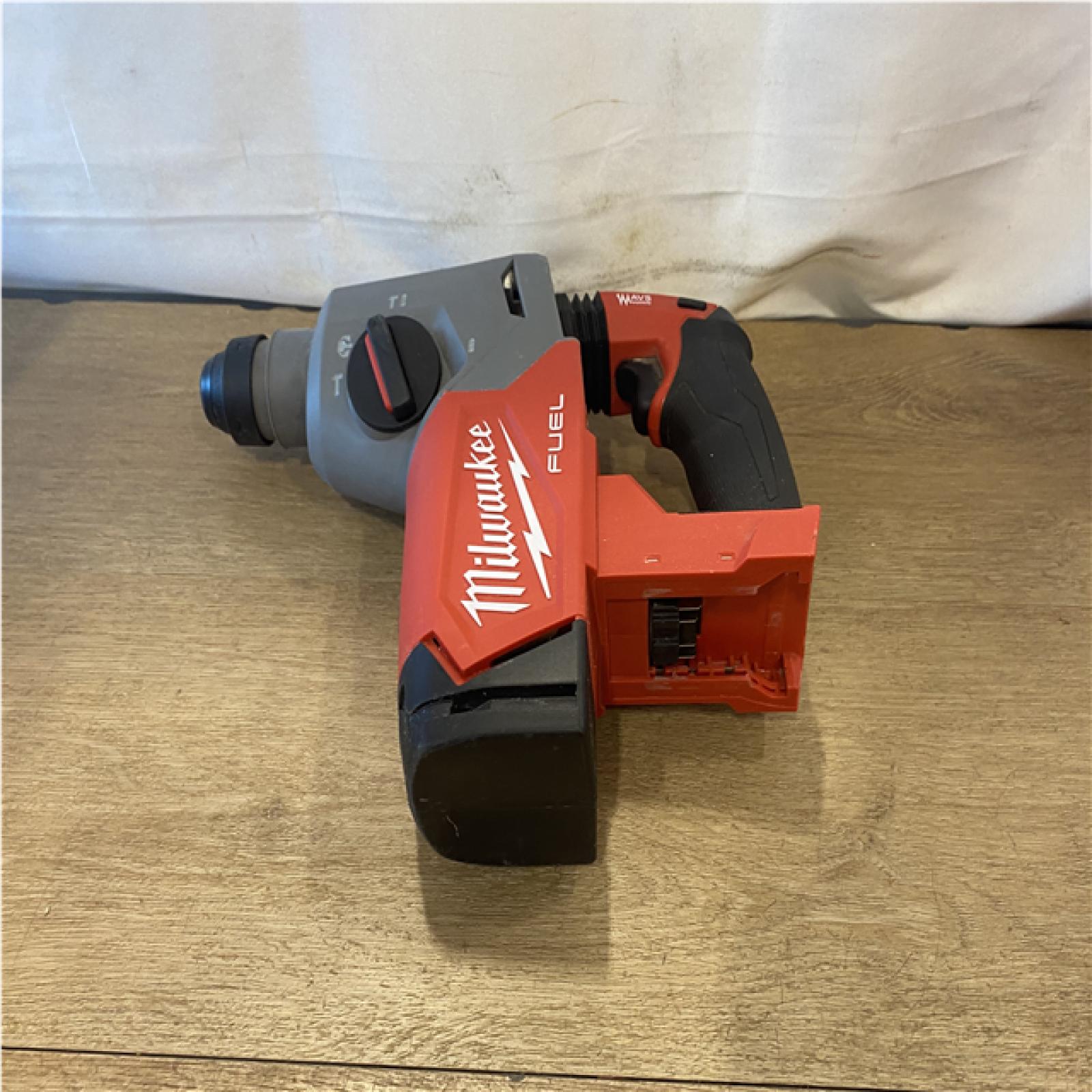 AS-IS Milwaukee  FUEL 18V Lithium-Ion Brushless Cordless 1 in. SDS-Plus Rotary Hammer (Tool-Only)