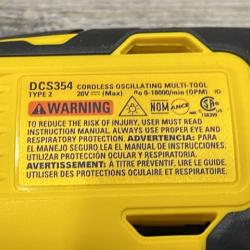 AS-IS DEWALT ATOMIC 20V MAX Cordless Brushless Oscillating Multi Tool Kit