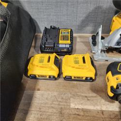 HOUSTON LOCATION - AS-IS DEWALT 20V Lithium-Ion Cordless 6-Tool Combo Kit with (2) 5.0 Ah Batteries and Charger