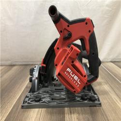 AS-IS Milwaukee FUEL 18V Lithium-Ion Cordless Brushless 6-1/2 in. Plunge Cut Track Saw (Tool-Only)