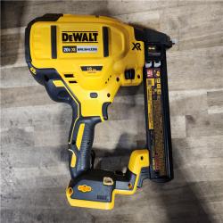 HOUSTON LOCATION - AS-IS DeWALT DCN681D1 20-Volt MAX 18ga Cordless Brushless Narrow Crown Stapler Kit w/ BATTERY & CHARGER