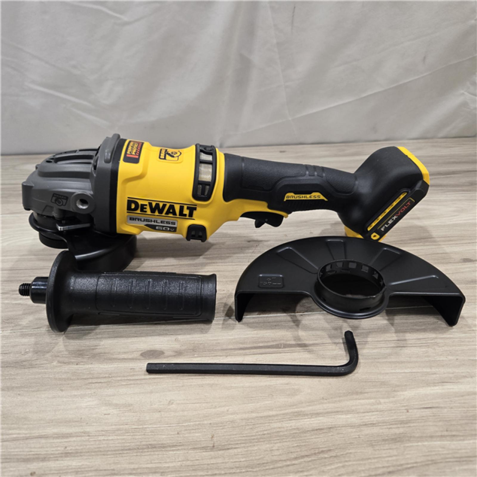 AS-IS DEWALT 60V MAX Cordless 4.5 in. to 6 in. Small Angle Grinder (Tool Only)