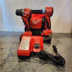 AS-IS- Milwaukee M18 Compact Brushless 2-Tool Combo Kit
