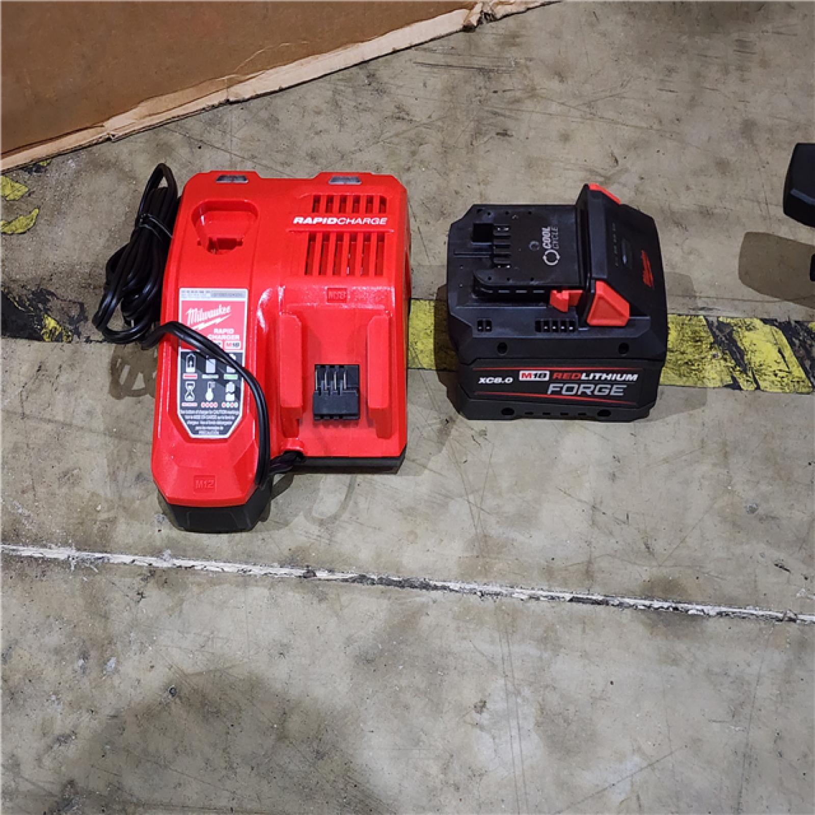 HOUSTON LOCATION - AS-IS M18 FUEL 18V 10 in. Lithium-Ion Brushless Cordless Dual Bevel Sliding Compound Miter Saw Kit with One 8.0 Ah Battery