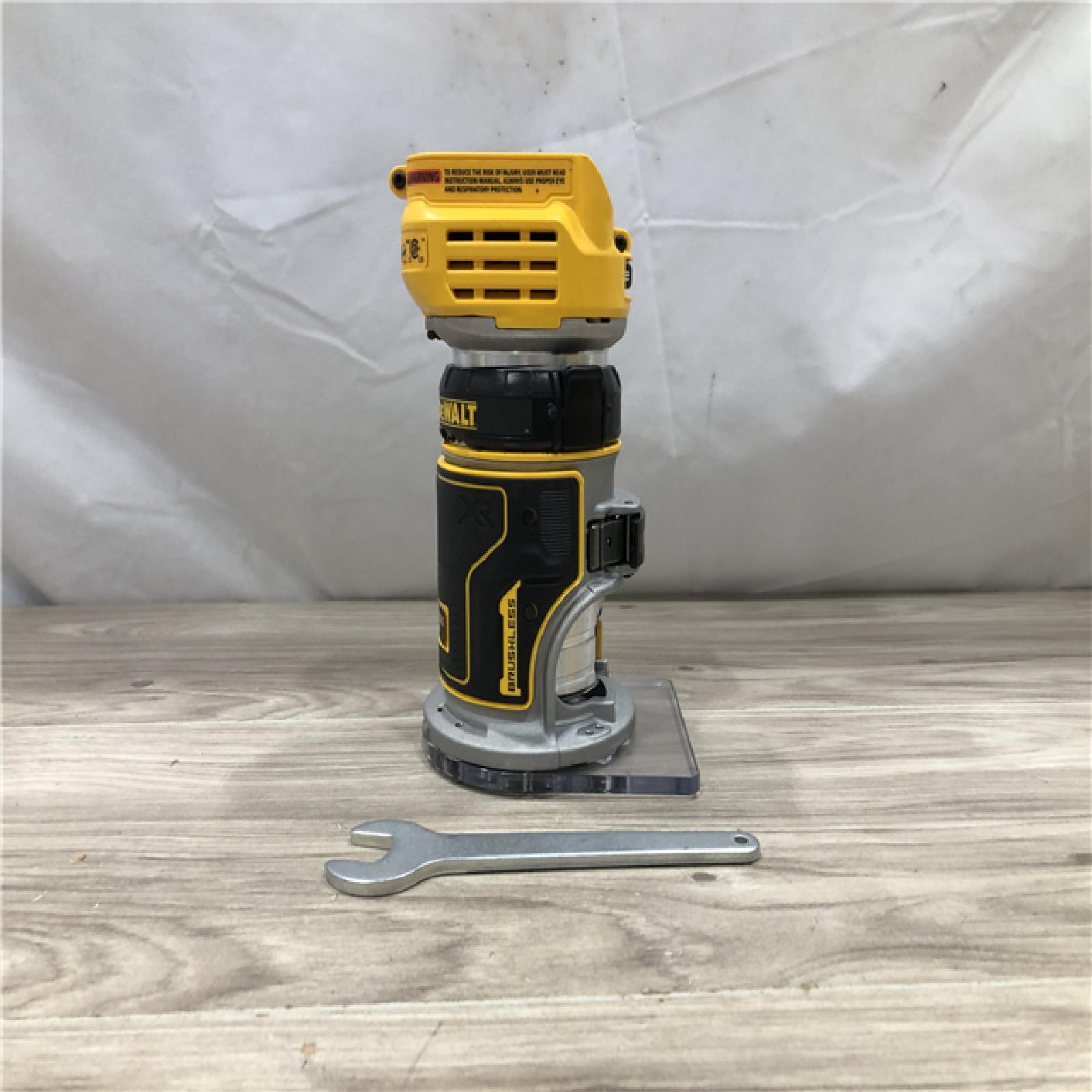 AS-IS DEWALT 20V MAX XR Cordless Fixed Base Compact Router (Tool Only)