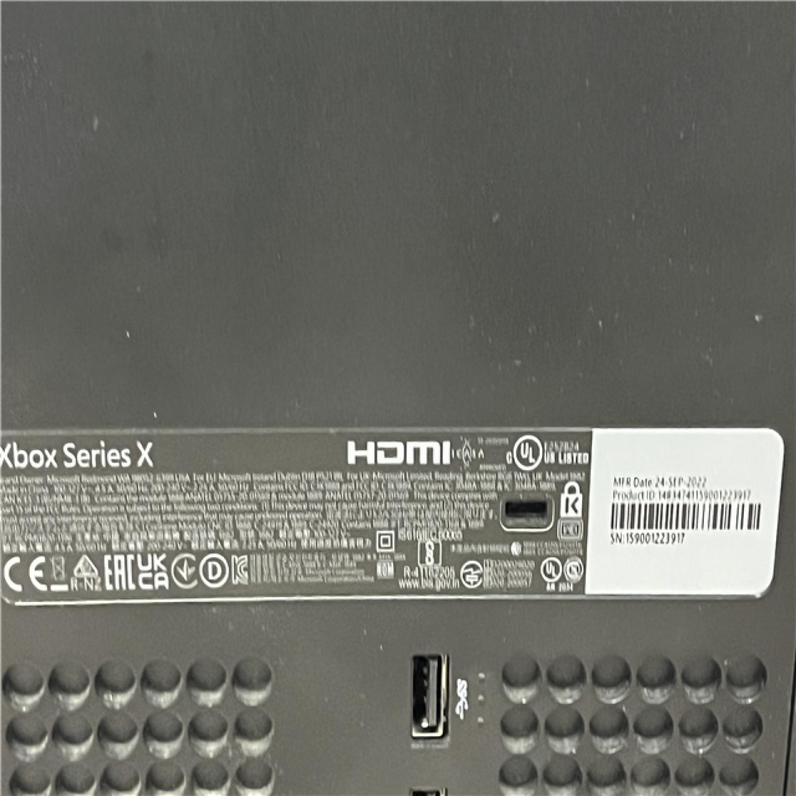 AS-IS Microsoft Xbox Series X 1TB Carbon Black