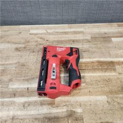 HOUSTON LOCATION - AS - IS Milwaukee 12-Volt Lithium-Ion Cordless 3/8 in. Crown Stapler (Tool-Only)
