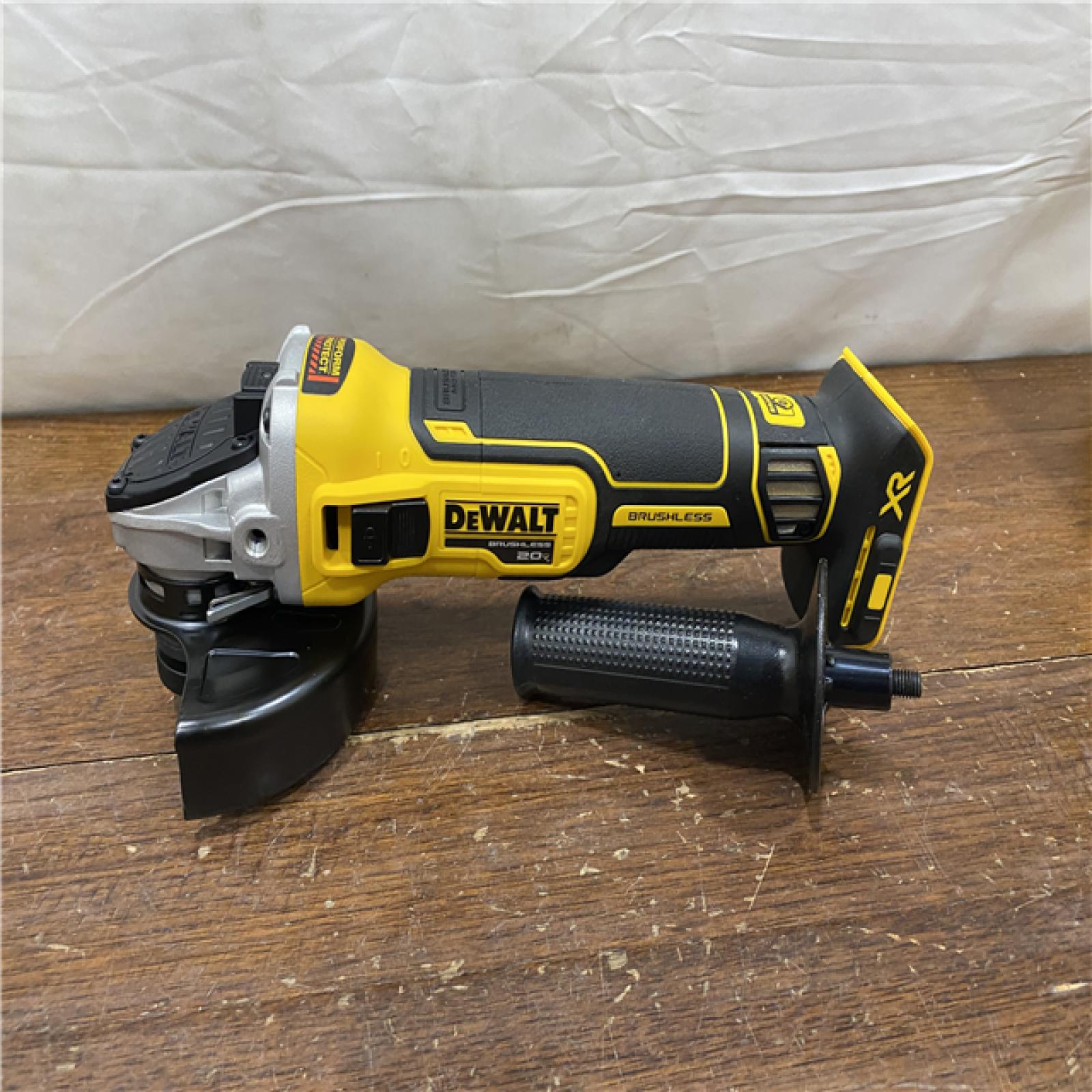 AS-IS DeWalt DCG405B 20V Max XR 4.5-Inch Slide Switch Small Angle Grinder (Tool Only)