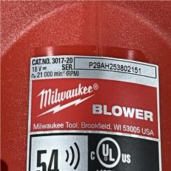 AS-IS Milwaukee FUEL 120 MPH 500 CFM 18V Brushless Cordless Battery Powered Leaf Blower Kit
